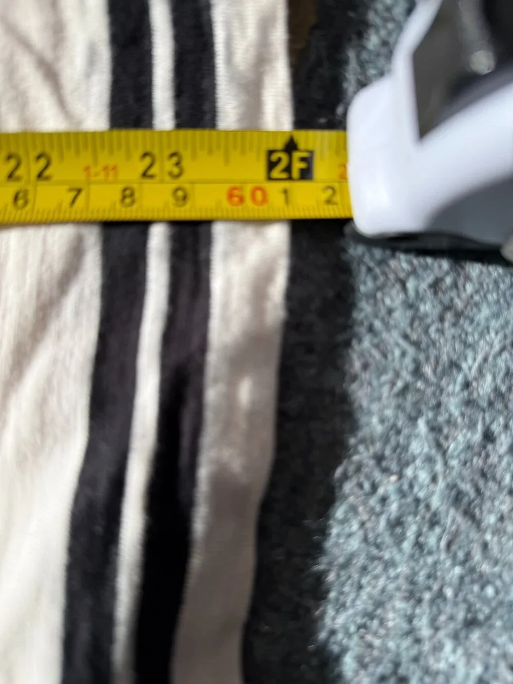 🔥 $15 SALE Classic J.Crew striped cotton top 3/4 sleeves Cream Black Size XS